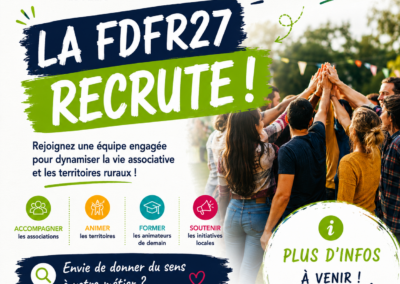 La FDFR27 recrute !